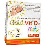 Вітамін Д для дітей OLIMP Gold-Vit D3 Baby 60 капс, фото 5