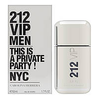 Оригинал Carolina Herrera 212 VIP Men 50 мл ( Каролина эррера вип мен ) туалетная вода