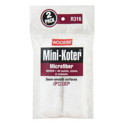 Комплект міні-валиків Wooster Microfiber Mini-Kotter 9мм ворс 10см, фото 1
