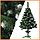 Ялинка зелена 1,5 м штучна з інеєм, Новорічна ялинка європейська з напиленням білі кінчики, фото 4