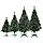 Штучні новорічні ялинки 2,5 м "Лісова казка" з інеєм, декоративна Ялинка зелена з білим кінчиком, фото 3
