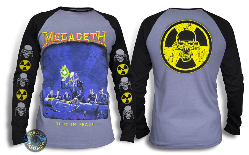 Футболка з довгим рукавом реглан MEGADETH Rust In Peace