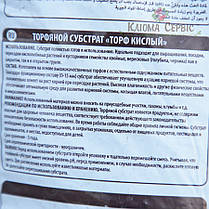 Кислий торф для лохини, 20 л ECO PLUS, фото 2