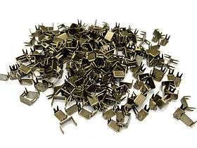 Обмежувач/фіксатор нижній для блискавки No5 50 г колір Антик