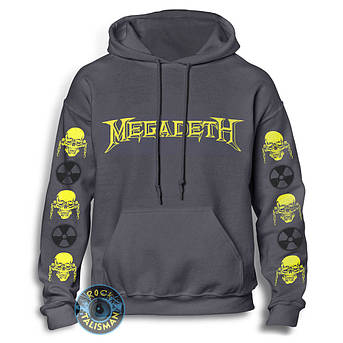 Толстовка Худі MEGADETH Rust In Peace графітова, фото 3