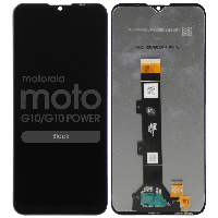 Дисплей для Motorola Moto G10 (XT2127, XT2128, XT2129), модуль (экран и сенсор), черный, оригинал