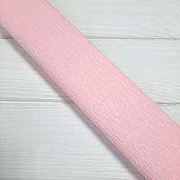 Гофрований папір 170 г/м2 50 х 250 см колір НЕЖНО РОЗОВИЙ