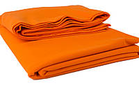 Стрейч кулир оранжевый Состав 95% хлопок 5% эластан для пошива лосин платьев туник футболок маек шапок