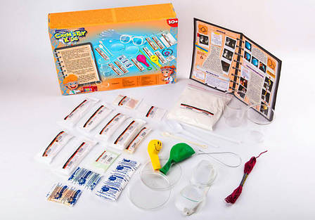 Набір освітній для проведення дослідів Chemistry Kids 3 Danko Toys пізнавальний набір для дітей, фото 3