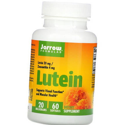 Лютеїн Jarrow Formulas Lutein 20 мг 60 капс гел, фото 2