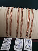 Серебро позолоченное цепочка Венеция длина 50 см вес 18.93 грамм
