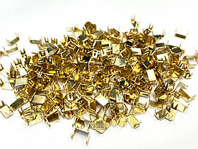 Обмежувач/фіксатор нижній для блискавки No5 50 г колір Золото