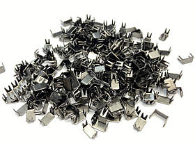 Обмежувач/фіксатор нижній для блискавки No5 50 г колір Темний-нікель