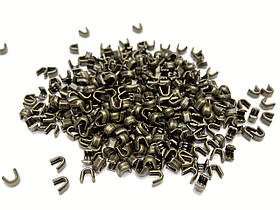 Обмежувач/фіксатор верхній для блискавки No5 50 г колір антик