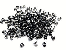 Обмежувач/Фіксатор верхній для блискавки No8 50 г колір темний-нікель