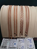 Серебро позолоченное цепочка бисмарк длина 50 см вес 8.69 грамм