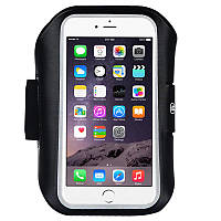 Спортивный чехол для пробежки Baseus Sports Armband, Black for iPhone (универсальный)