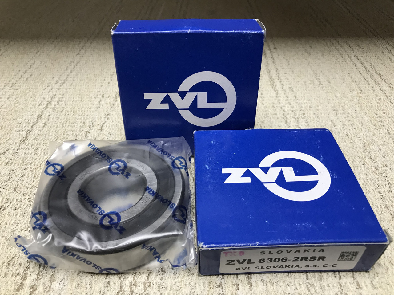 Підшипник 6306 2RS, 180306 (30*72*19) ZVL Slovakia Original