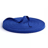 Киперная лента Синий электрик ширина 1 см для окантовки трикотажных изделий поло футболок шапок униформы