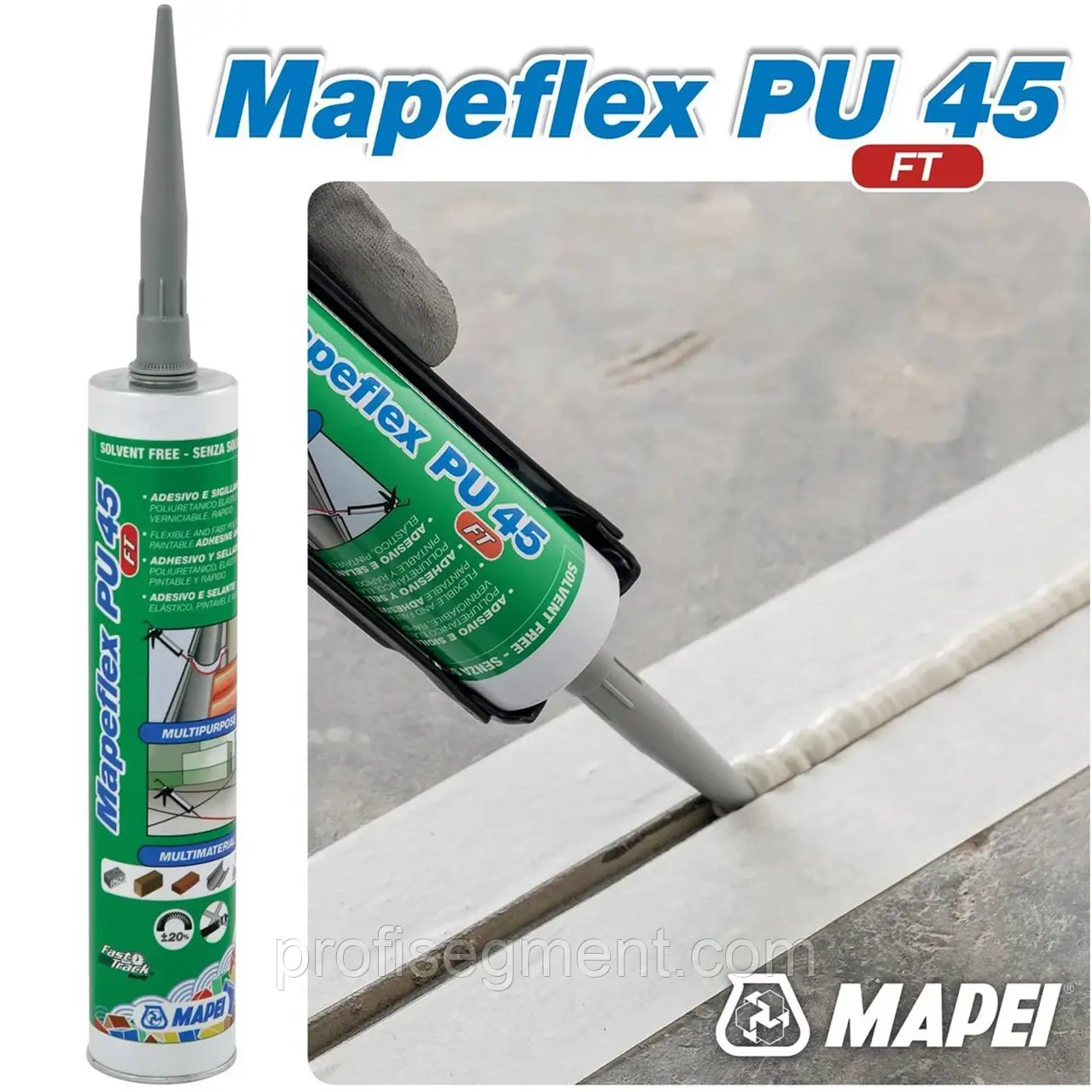 Полиуретановый клей-герметик MAPEFLEX PU45 300 мл,Харьков - фото 2 - id-p3734346