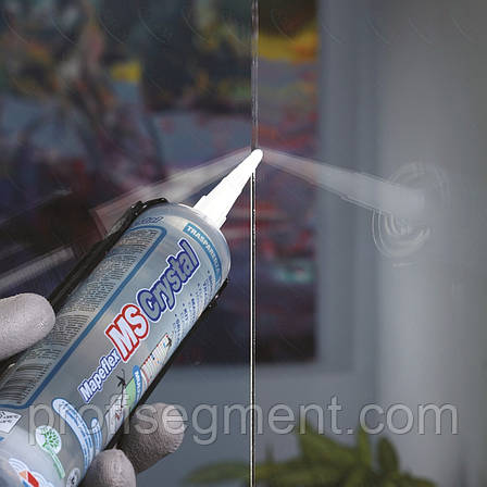 Еластичный Клей-герметик Mapei Mapeflex MS Crystal/300ml New, фото 1
