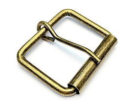 Пряжка собача металева 40 мм колір антик
