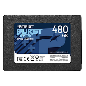 SSD накопичувач Patriot Burst Elite 480GB (PBE480GS25SSDR) (D)