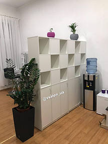 стеллаж закрытый для салона фото