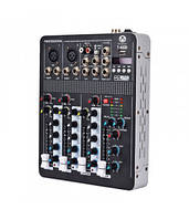 Микшерный пульт MixMaster T-4 (USB/BT) Микшерный пульт