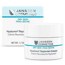 Крем із гіалуроновою кислотою JANSSEN Dry Skin Hyaluron3 Replenish Cream 50 мл