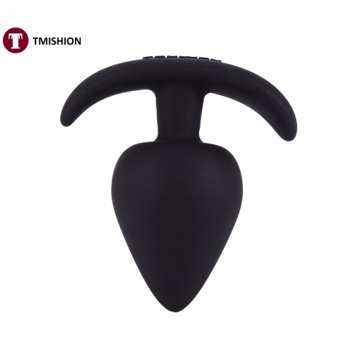 Анальна пробка силіконова Plump Plug by Tmishion маленька S 2см