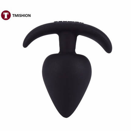 Анальна пробка силіконова Plump Plug by Tmishion маленька S 2см, фото 1