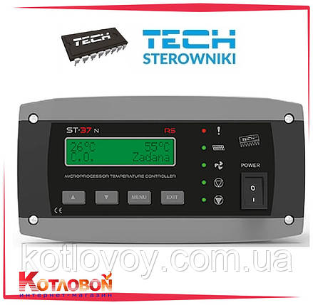 Автоматика для твердопаливного котла TECH ST-37n RS, фото 1