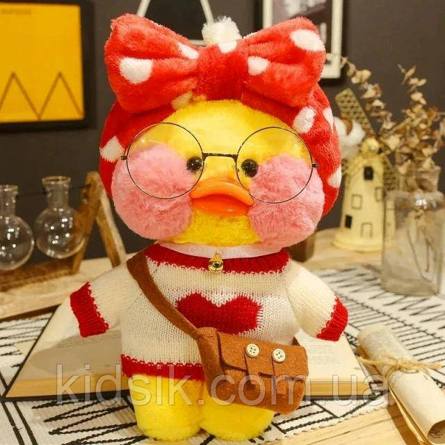 М'яка іграшка качка Лалафанфан Lalafanfan Duck Cafe mimi, фото 1