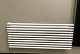 Дизайнерський радіатор Praktikum 2 H-425 мм, L-1200 мм Betatherm (білий/чорний) PH 2120/11 9016М 34, фото 5
