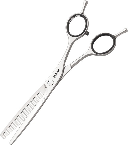 Професійні філірувальні ножиці для стриження волосся Jaguar Silver Line Ocean 69600