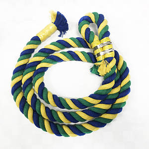 Канат дитячий гімнастичний підвісний для шведської стінки кольоровий D-26 мм L- 2.2 м