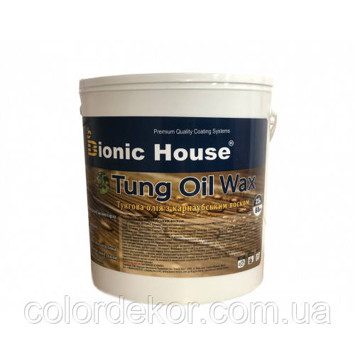 Тунгове масло з карнаубський віск Bionic House Hard Tung Oil 2,5 л
