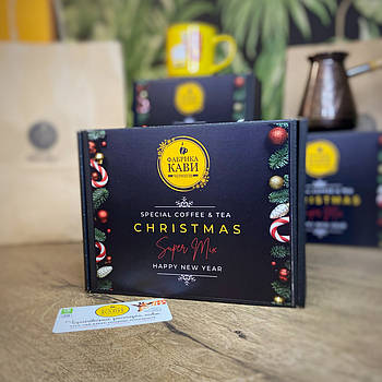 Подарунковий набір Christmas Box кава чай какао-стилі