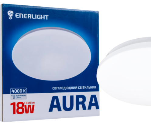 Світильник світлодіодний ENERLIGHT AURA 18ВТ 4000К