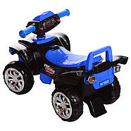 Каталка-толокар Bambi M 3502-2-4 Чорно-синій | Квадроцикл толокар Бембі, фото 4