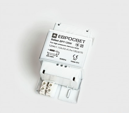Баласт ЕВРОСВЕТ ДРЛ-125W