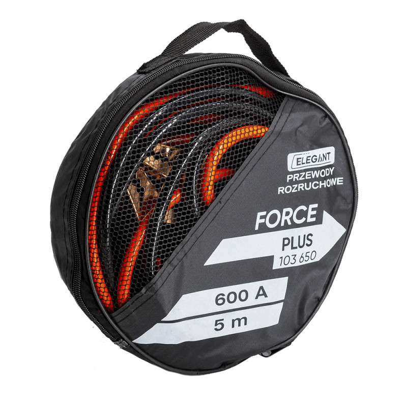 Стартові кабелі для запуску двигуна 600А 5 м -40C 12 В Elegant Plus EL 103 650, фото 1