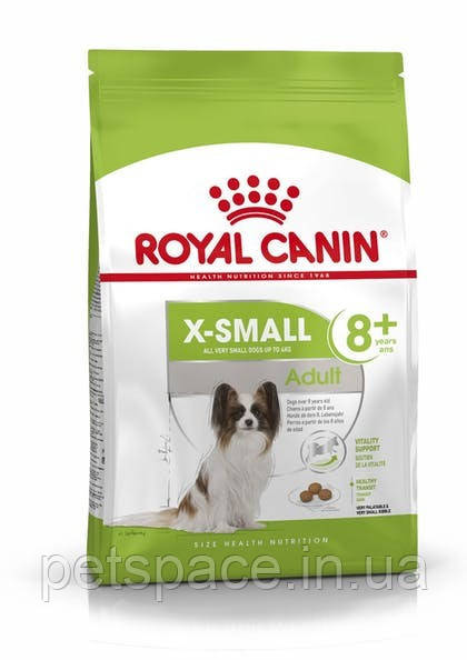 Корм для собак Royal Canin Xsmall Аdult 8+ (Роял Канін для дрібних порід старше 8 років) 3кг