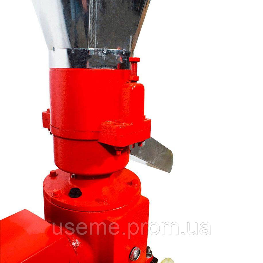 Гранулятор кормов Tеhno MS KL-125 для для переработки с мотором красный на колесиках для комбикорма (th-0003) - фото 3 - id-p1530243467
