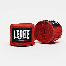Бинти боксерські Leone Red 4,5 м