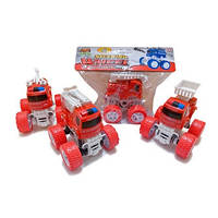 Пожарная техника на больших колесах 656-41 игрушка инерционная машинки для мальчиков 4 вида