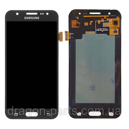 Дисплей Samsung J500 Galaxy J5 2015 року з сенсором Чорний Black OLED високої якості, фото 2