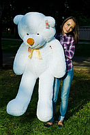 Мягкий плюшевый мишка 160 см, Белый плюшевый медведь 1.6 метра