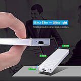Портативний зовнішній мініжорсткий диск WORUIJIA USB3.1 золотий, 2 ТБ чорний, фото 4